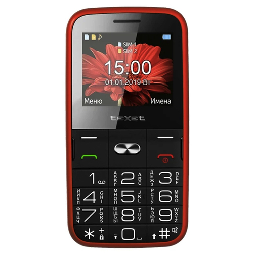 Телефон Texet TM-B227 Red фото 