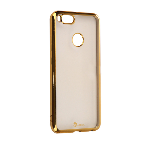 Накладка силиконовая skinBox chrome Xiaomi Mi5X/Mi A1 Gold фото 