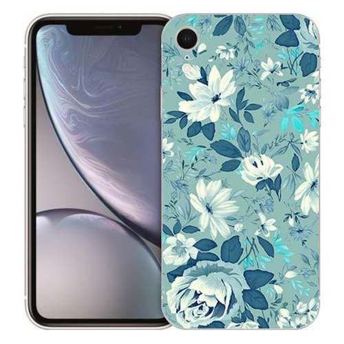 Накладка силиконовая BoraSCO ArtWorks iPhone XR Васильки фото 