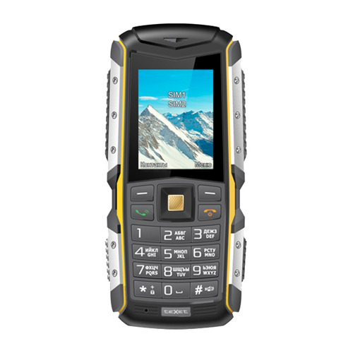 Телефон Texet TM-512R Black Yellow фото 